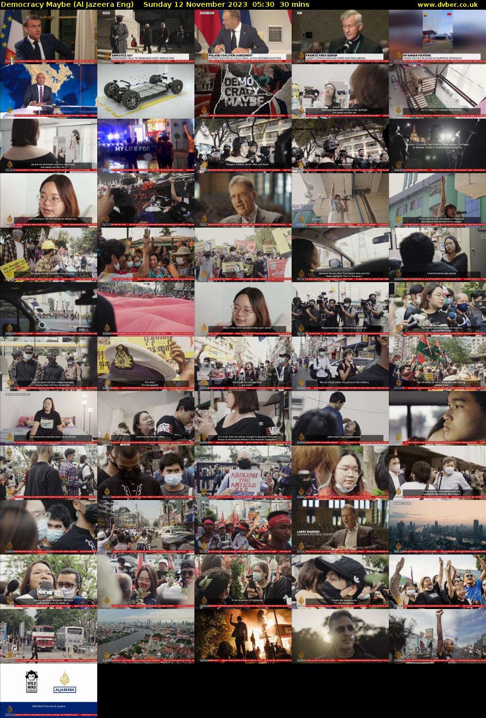 Democracy Maybe (Al Jazeera Eng) Sunday 12 November 2023 05:30 - 06:00