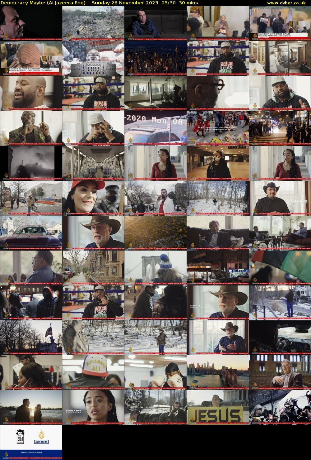 Democracy Maybe (Al Jazeera Eng) Sunday 26 November 2023 05:30 - 06:00
