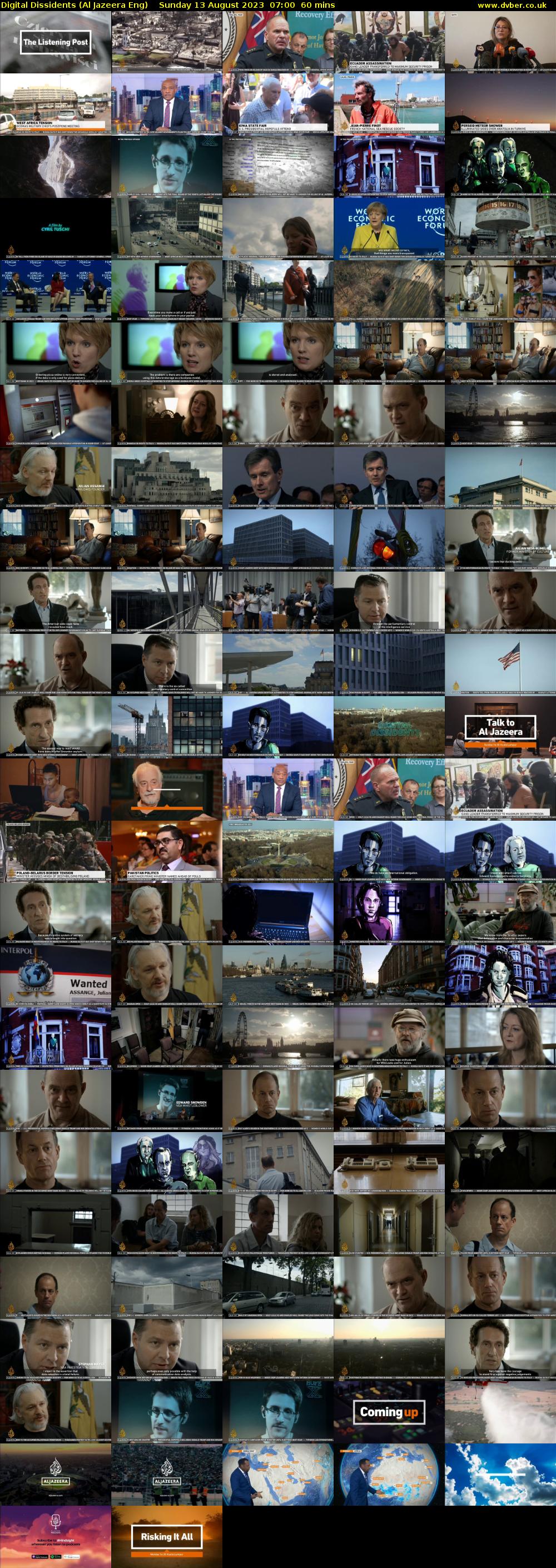 Digital Dissidents (Al Jazeera Eng) Sunday 13 August 2023 07:00 - 08:00