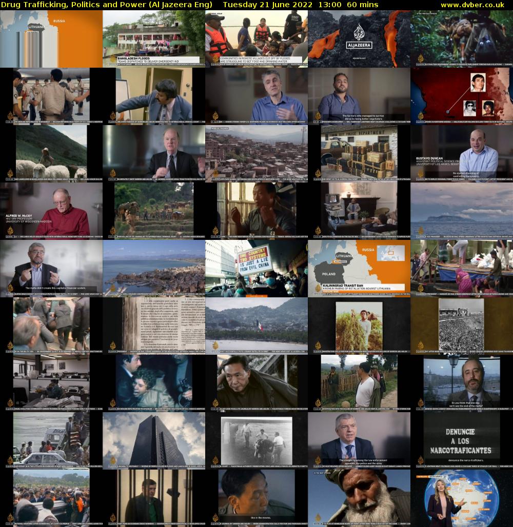 Drug Trafficking, Politics and Power (Al Jazeera Eng) Tuesday 21 June 2022 13:00 - 14:00