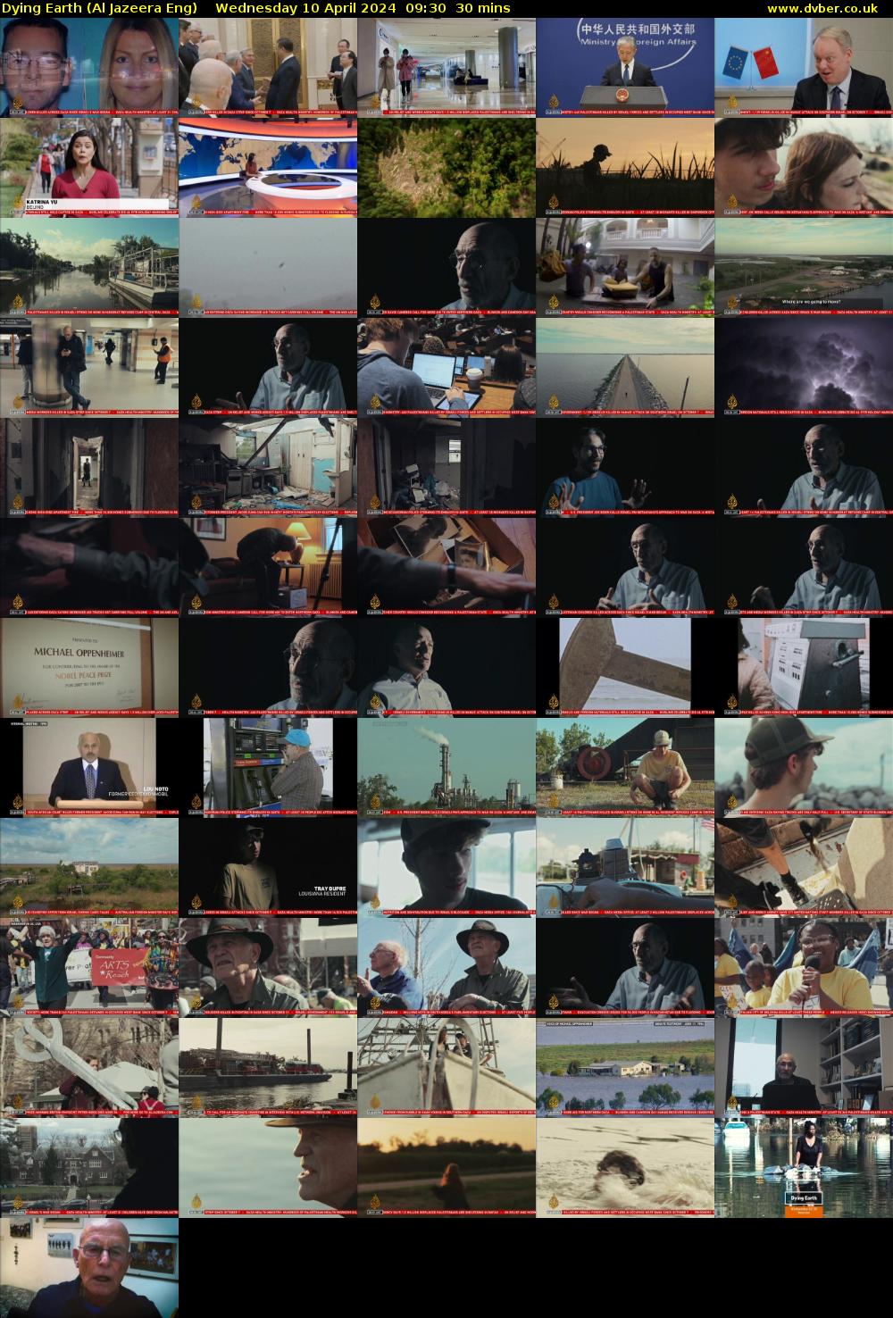 Dying Earth (Al Jazeera Eng) Wednesday 10 April 2024 09:30 - 10:00