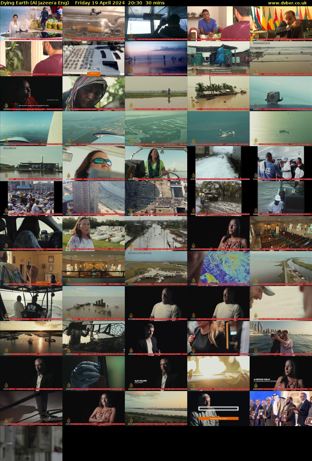 Dying Earth (Al Jazeera Eng) Friday 19 April 2024 20:30 - 21:00
