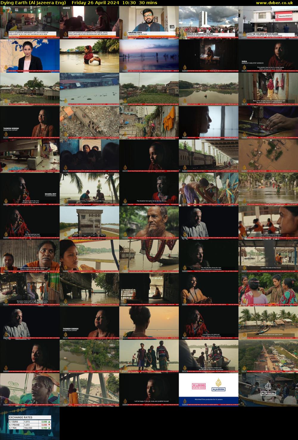 Dying Earth (Al Jazeera Eng) Friday 26 April 2024 10:30 - 11:00