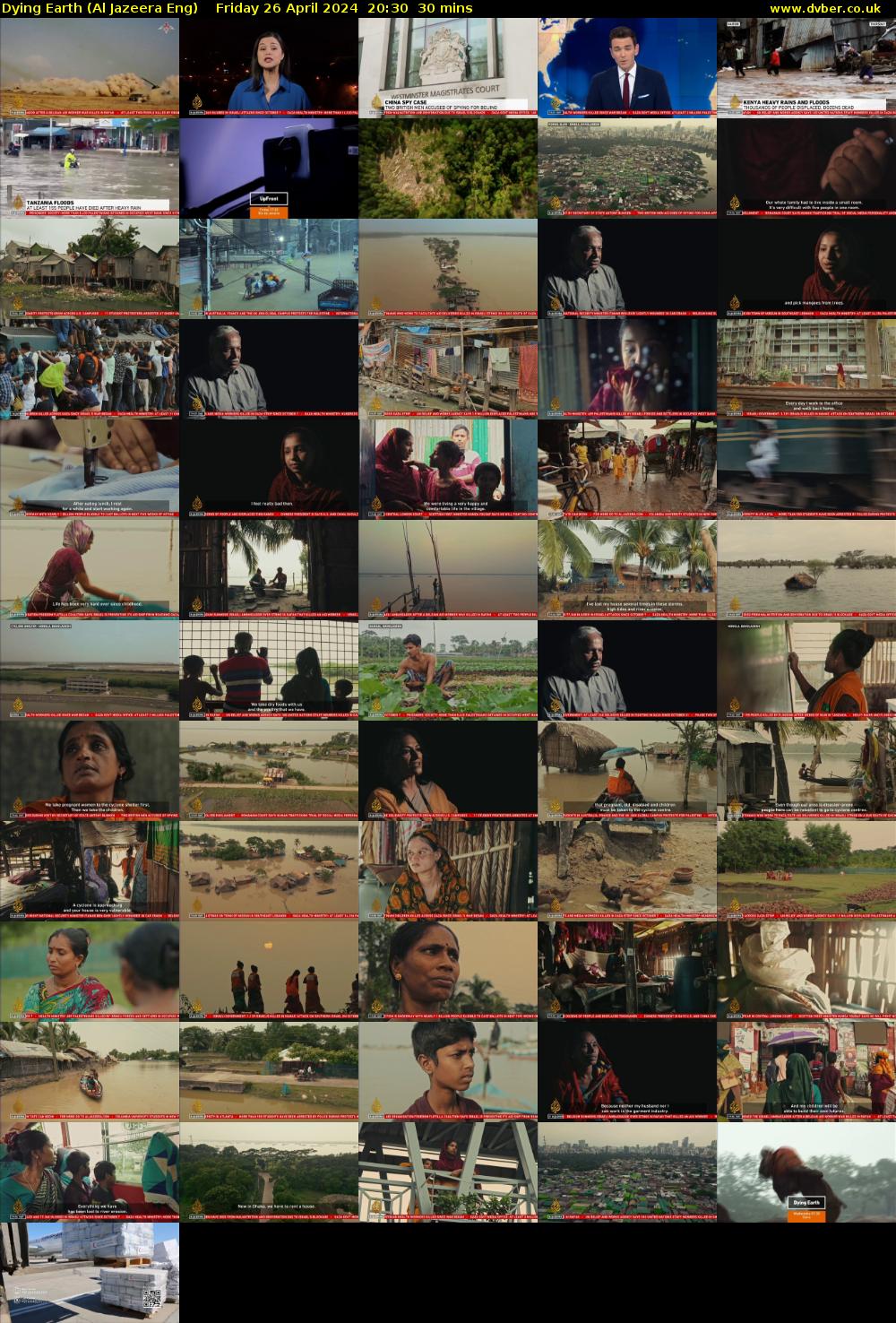 Dying Earth (Al Jazeera Eng) Friday 26 April 2024 20:30 - 21:00