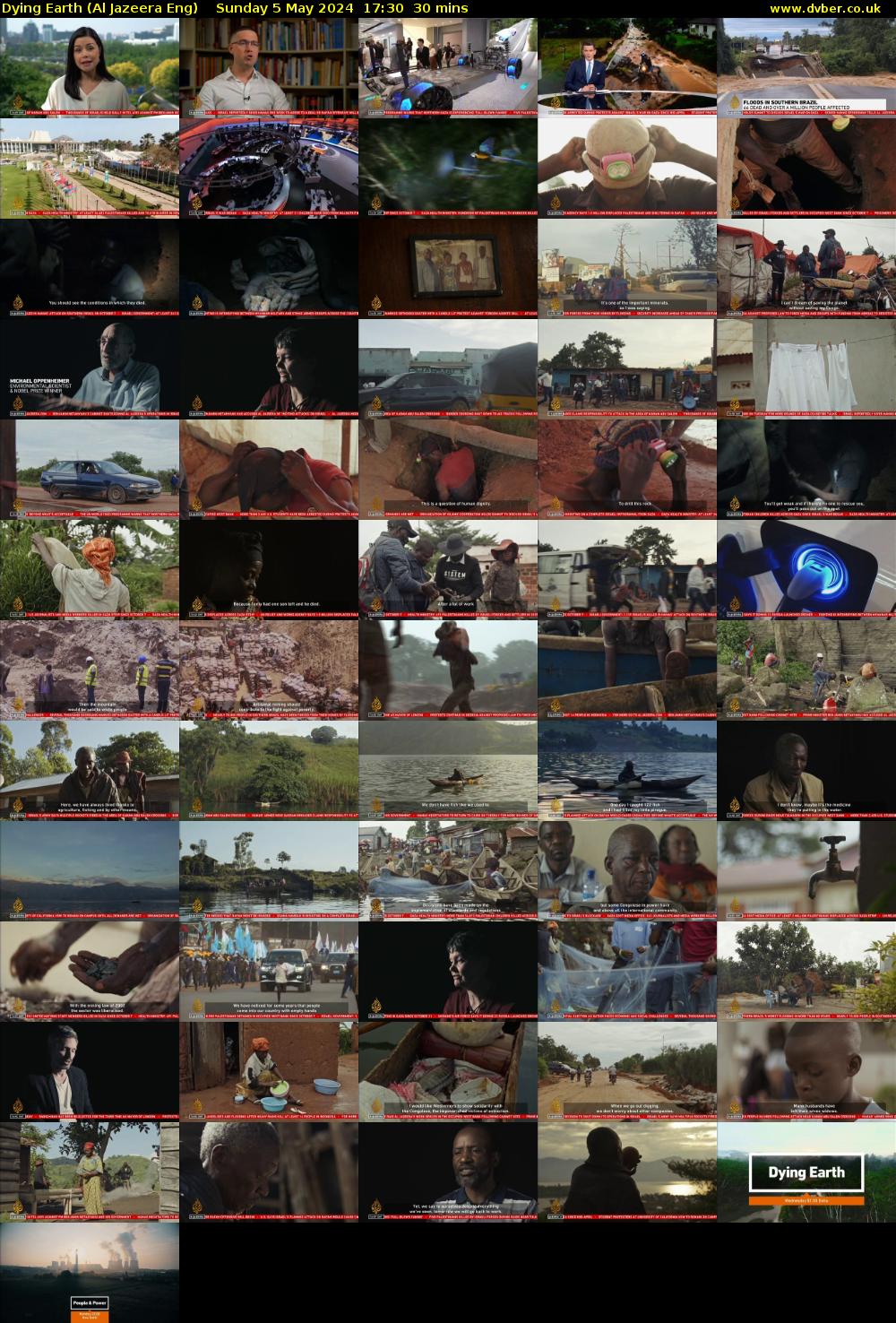 Dying Earth (Al Jazeera Eng) Sunday 5 May 2024 17:30 - 18:00