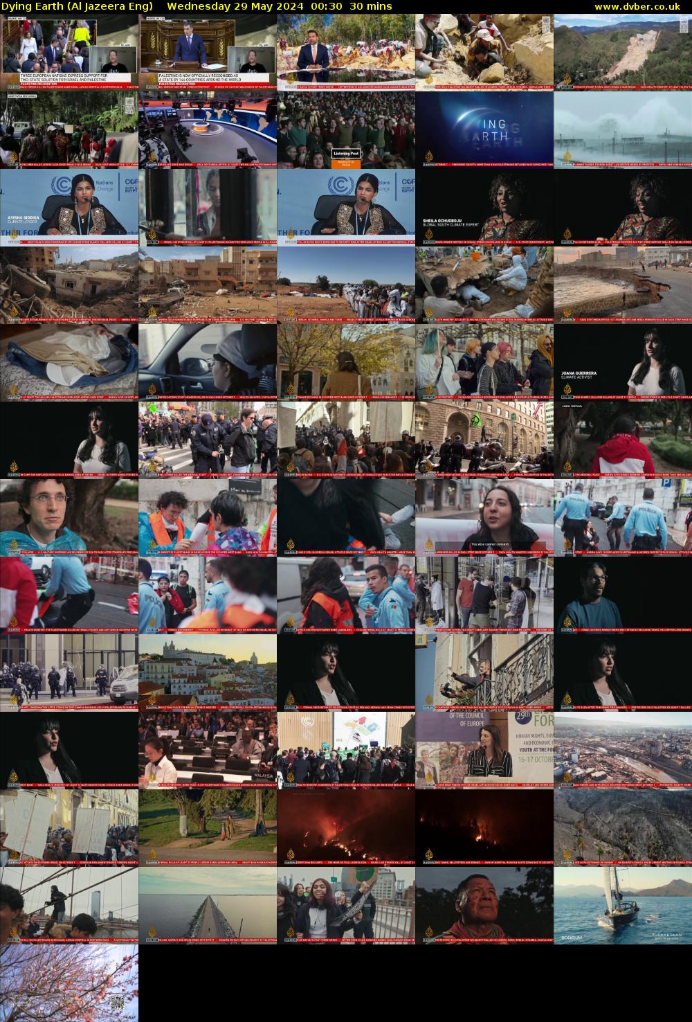 Dying Earth (Al Jazeera Eng) Wednesday 29 May 2024 00:30 - 01:00