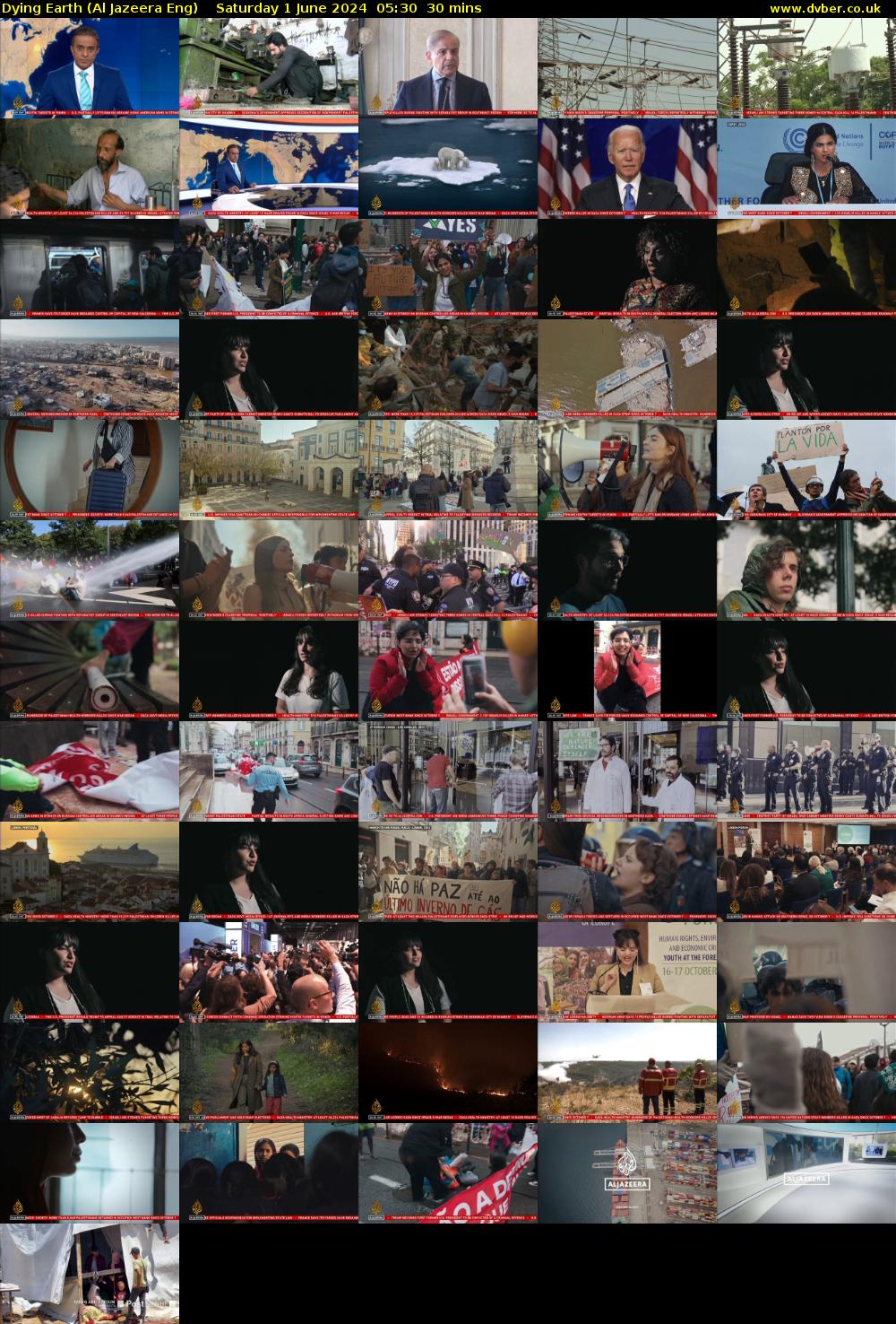 Dying Earth (Al Jazeera Eng) Saturday 1 June 2024 05:30 - 06:00