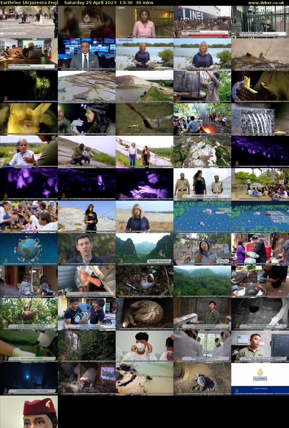 Earthrise (Al Jazeera Eng) Saturday 29 April 2023 13:30 - 14:00