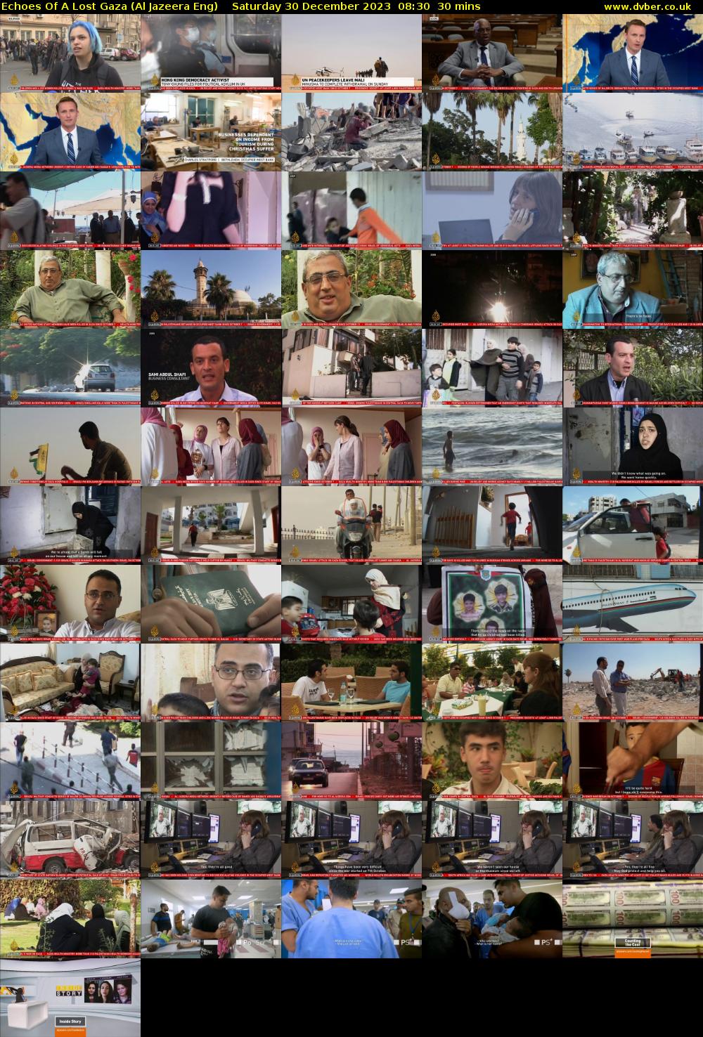 Echoes Of A Lost Gaza (Al Jazeera Eng) Saturday 30 December 2023 08:30 - 09:00