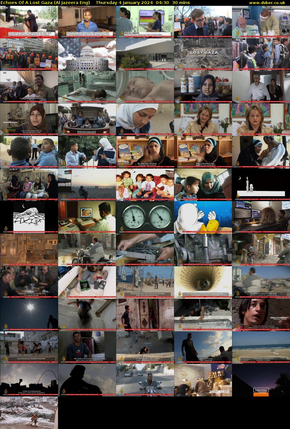 Echoes Of A Lost Gaza (Al Jazeera Eng) Thursday 4 January 2024 04:30 - 05:00