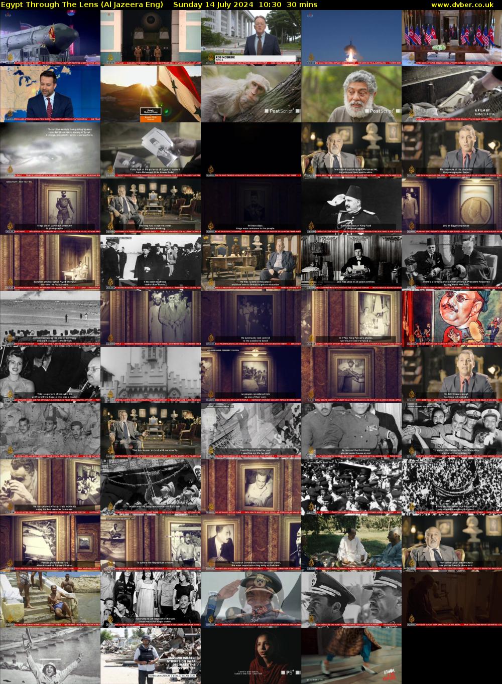 Egypt Through The Lens (Al Jazeera Eng) Sunday 14 July 2024 10:30 - 11:00