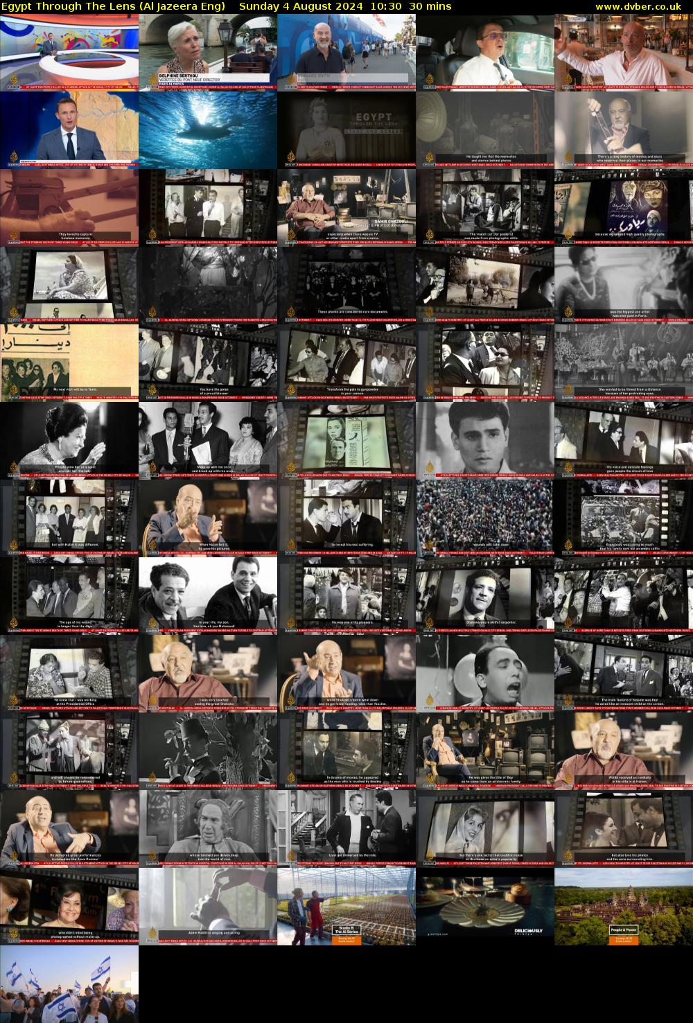 Egypt Through The Lens (Al Jazeera Eng) Sunday 4 August 2024 10:30 - 11:00