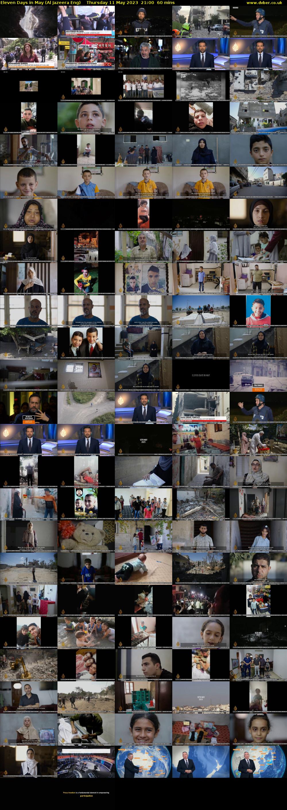 Eleven Days in May (Al Jazeera Eng) Thursday 11 May 2023 21:00 - 22:00