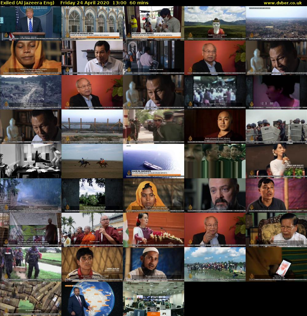 Exiled (Al Jazeera Eng) Friday 24 April 2020 13:00 - 14:00
