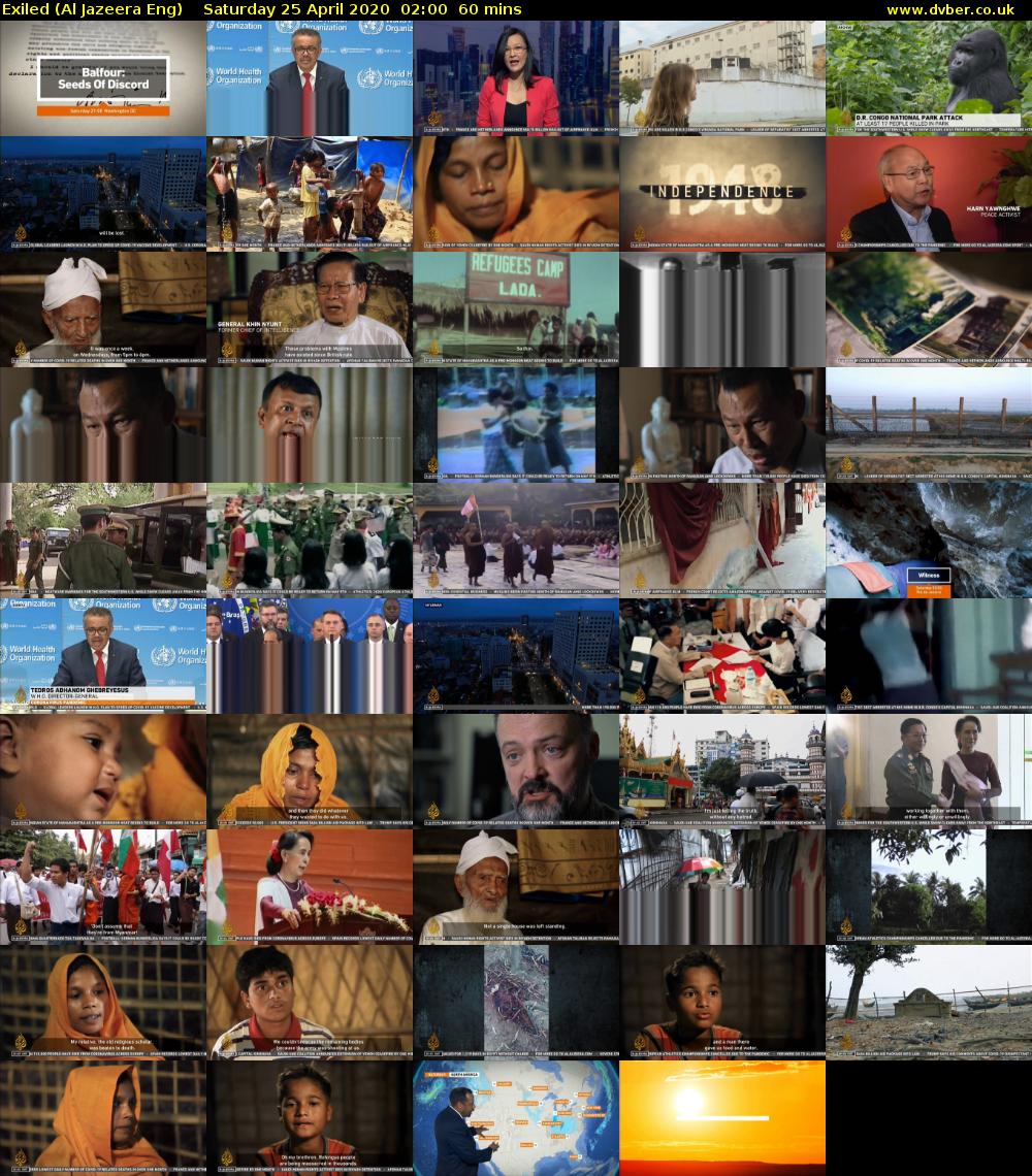Exiled (Al Jazeera Eng) Saturday 25 April 2020 02:00 - 03:00