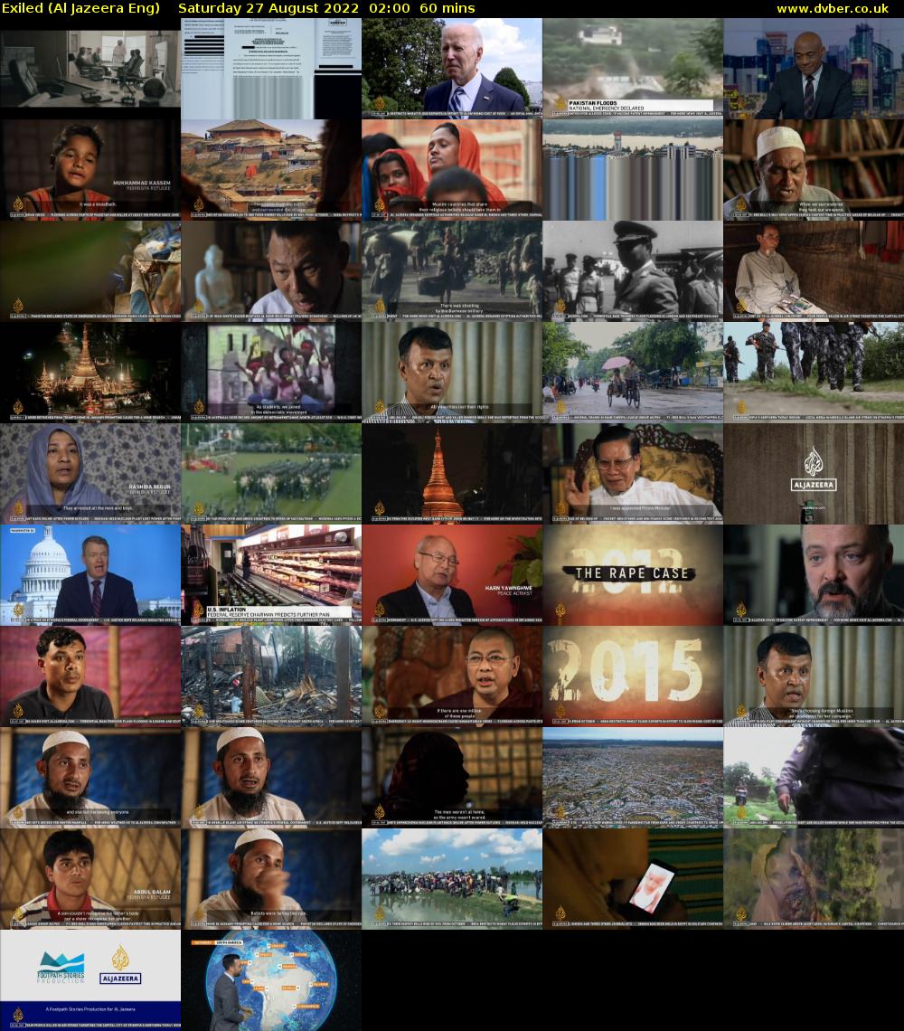 Exiled (Al Jazeera Eng) Saturday 27 August 2022 02:00 - 03:00