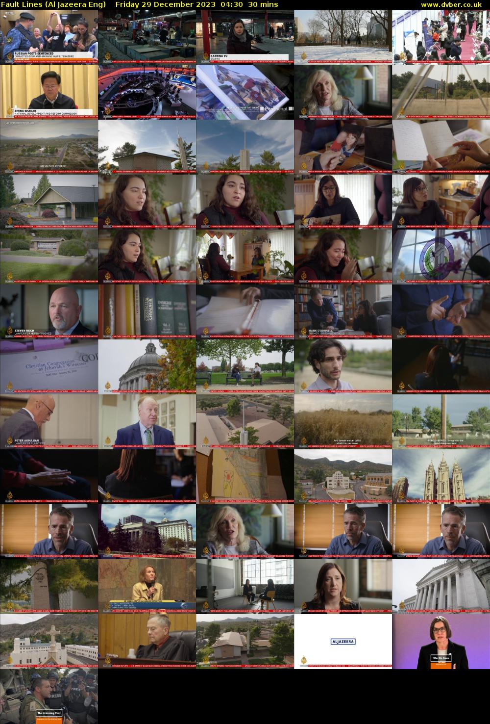 Fault Lines (Al Jazeera Eng) Friday 29 December 2023 04:30 - 05:00