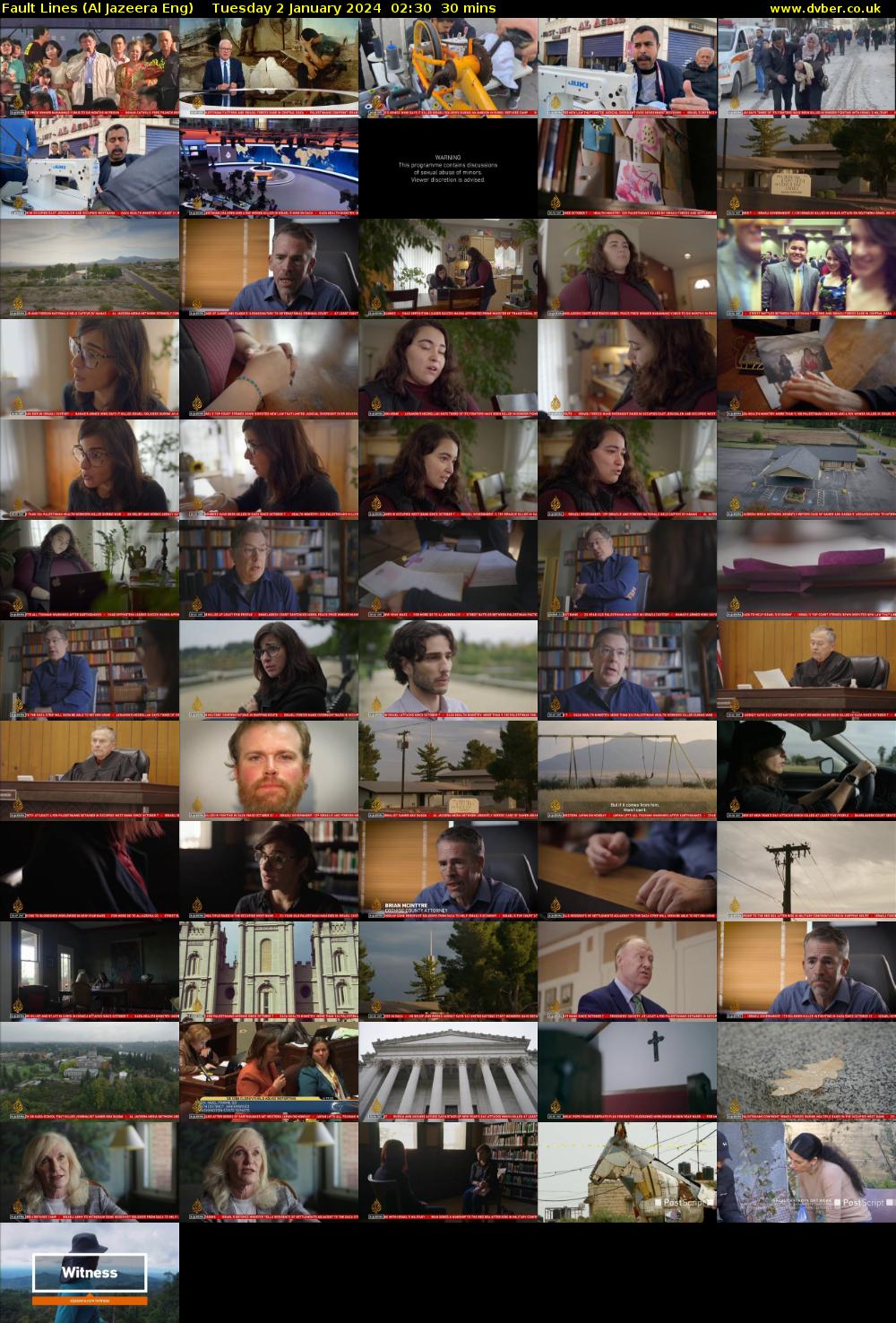 Fault Lines (Al Jazeera Eng) Tuesday 2 January 2024 02:30 - 03:00