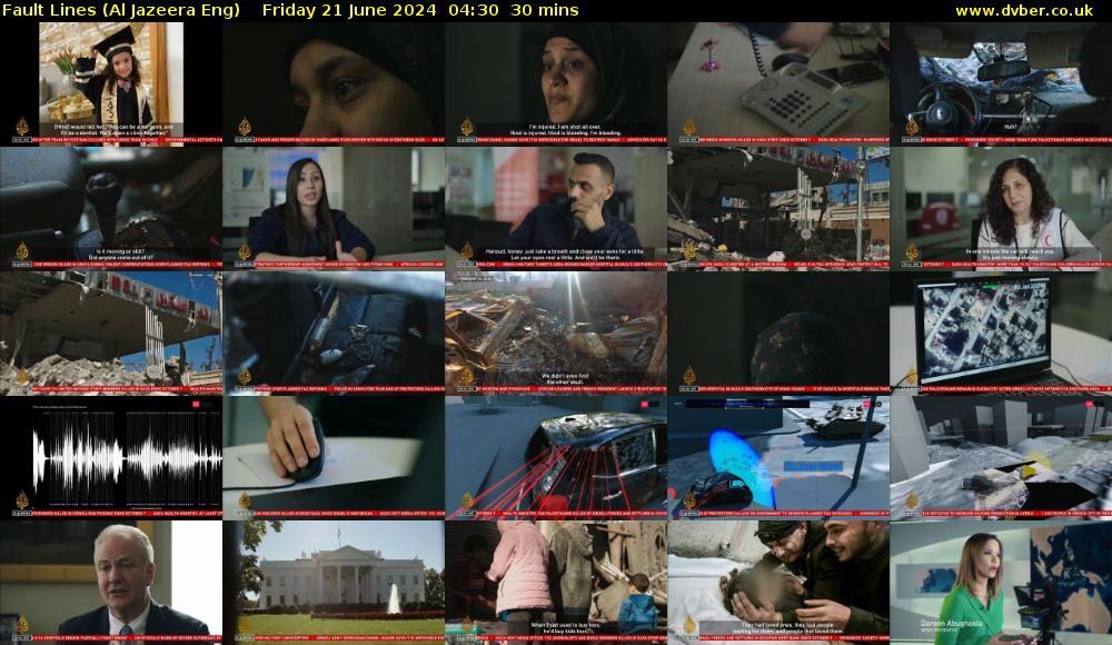 Fault Lines (Al Jazeera Eng) Friday 21 June 2024 04:30 - 05:00