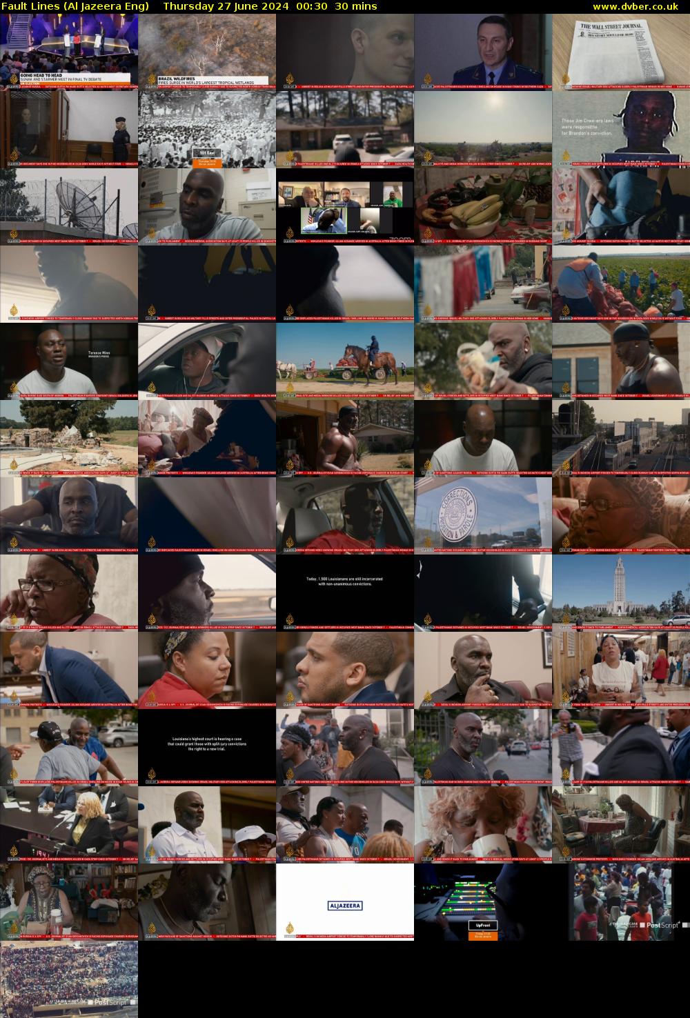 Fault Lines (Al Jazeera Eng) Thursday 27 June 2024 00:30 - 01:00