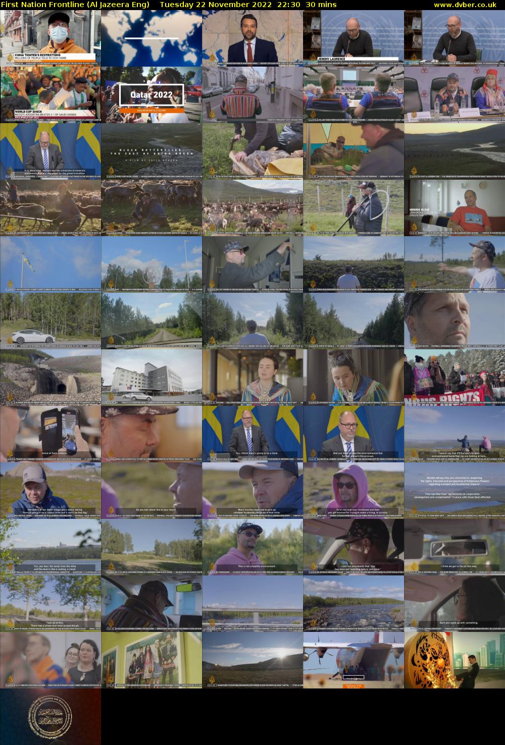 First Nation Frontline (Al Jazeera Eng) Tuesday 22 November 2022 22:30 - 23:00