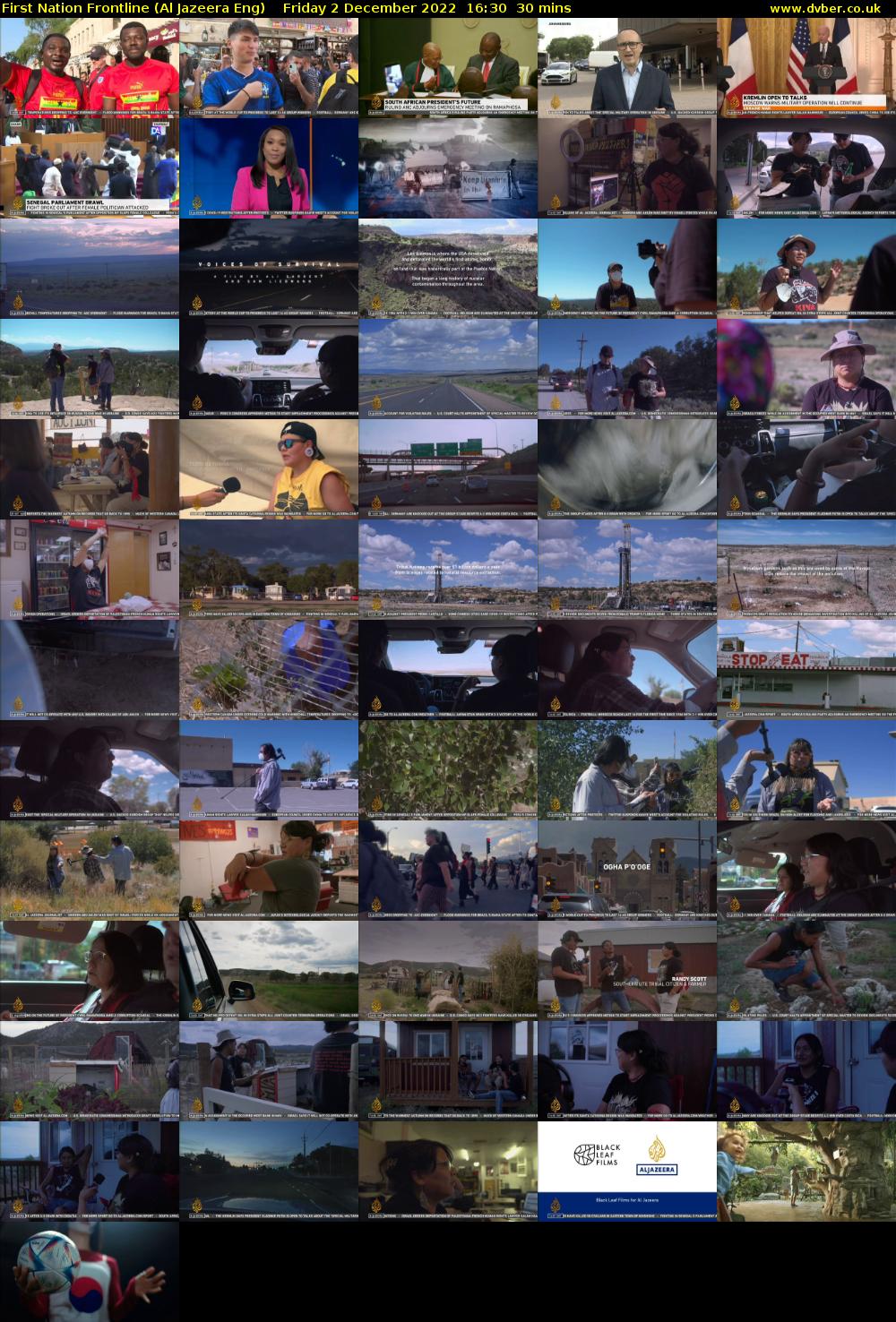 First Nation Frontline (Al Jazeera Eng) Friday 2 December 2022 16:30 - 17:00