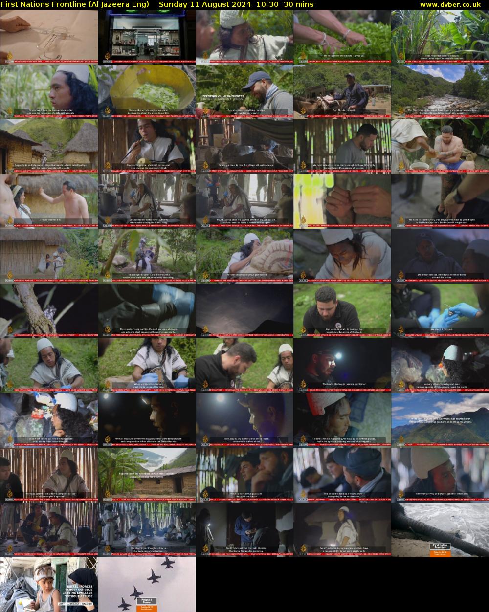First Nations Frontline (Al Jazeera Eng) Sunday 11 August 2024 10:30 - 11:00
