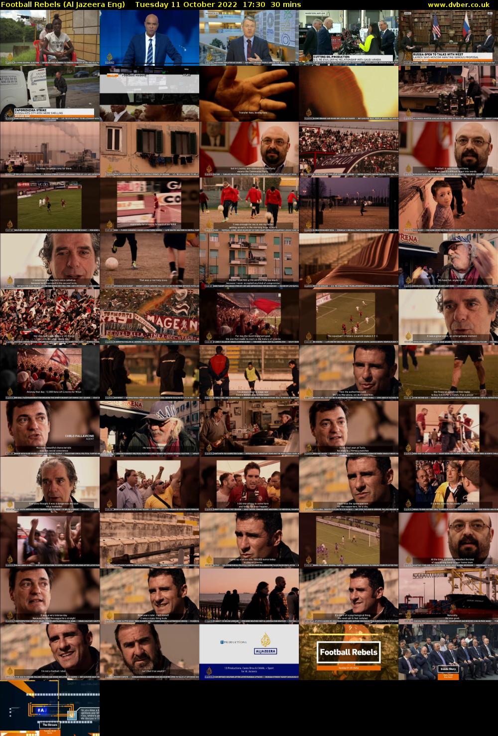 Football Rebels (Al Jazeera Eng) Tuesday 11 October 2022 17:30 - 18:00