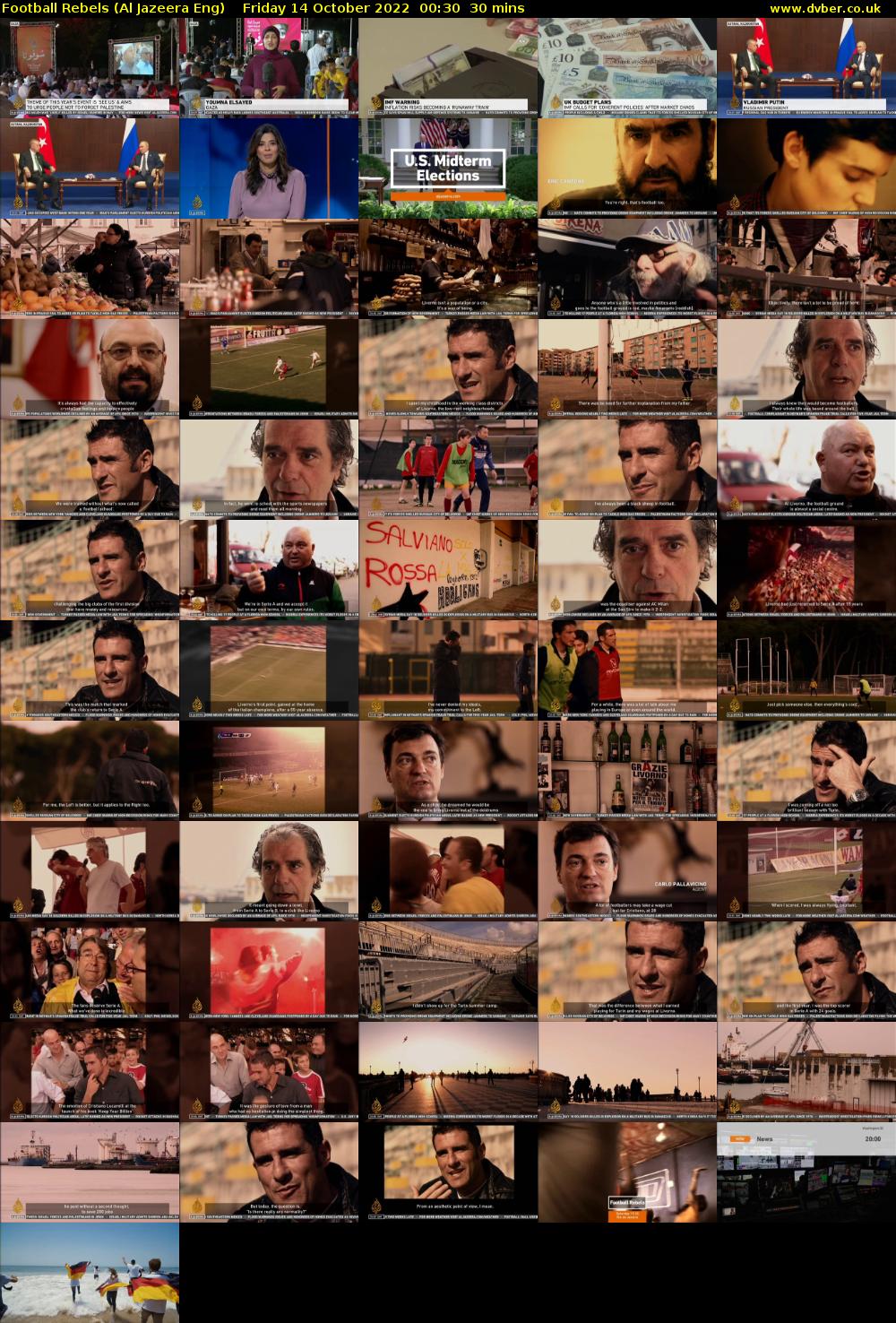 Football Rebels (Al Jazeera Eng) Friday 14 October 2022 00:30 - 01:00