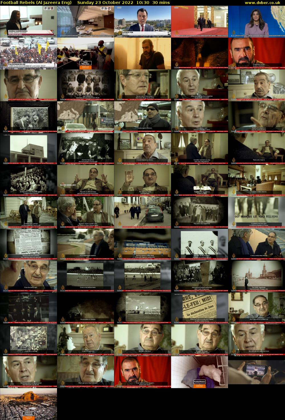 Football Rebels (Al Jazeera Eng) Sunday 23 October 2022 10:30 - 11:00