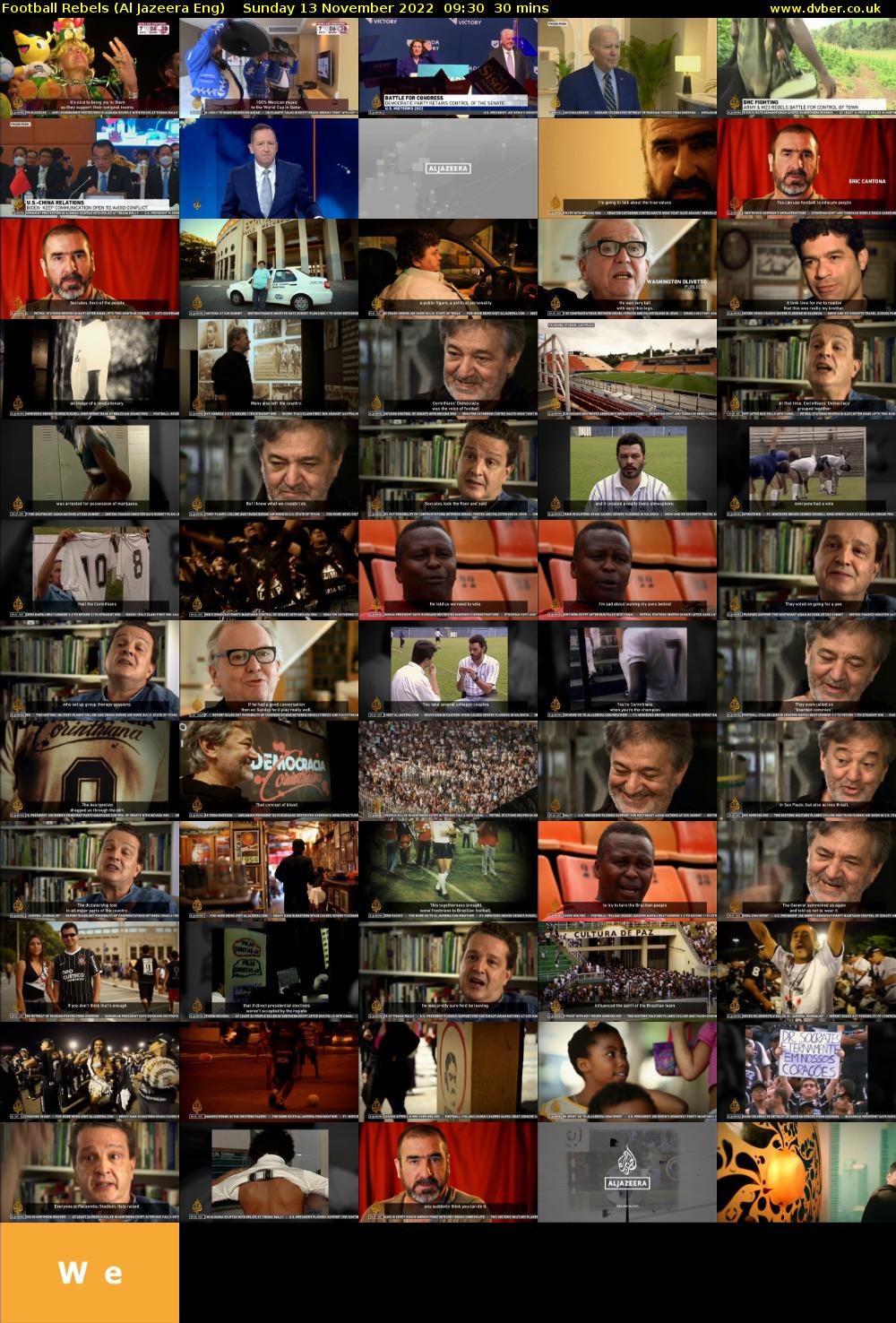 Football Rebels (Al Jazeera Eng) Sunday 13 November 2022 09:30 - 10:00