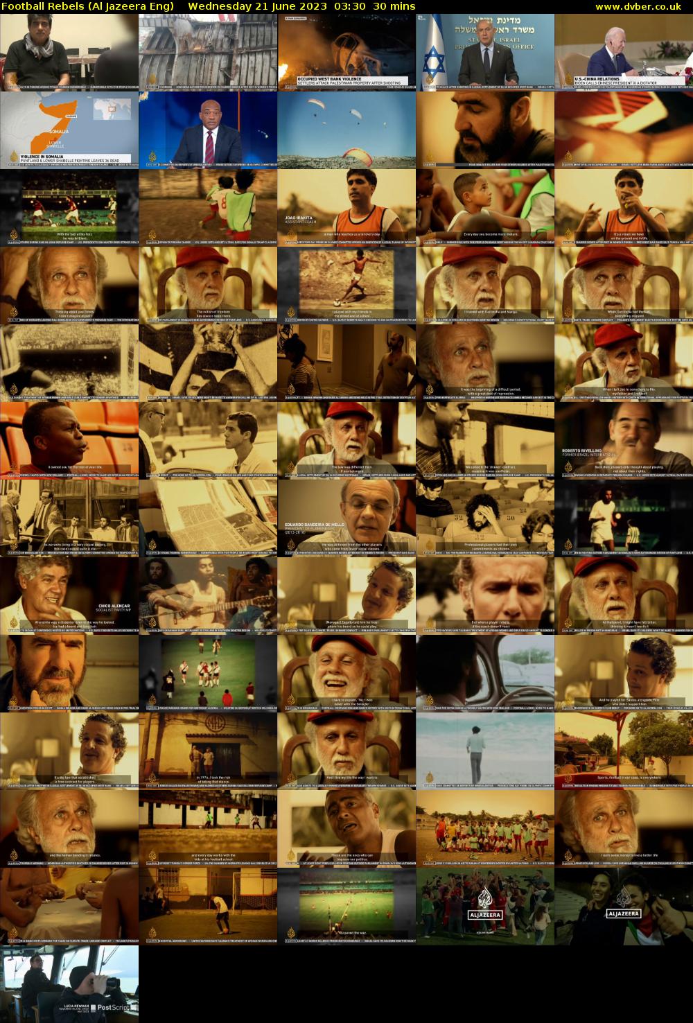 Football Rebels (Al Jazeera Eng) Wednesday 21 June 2023 03:30 - 04:00