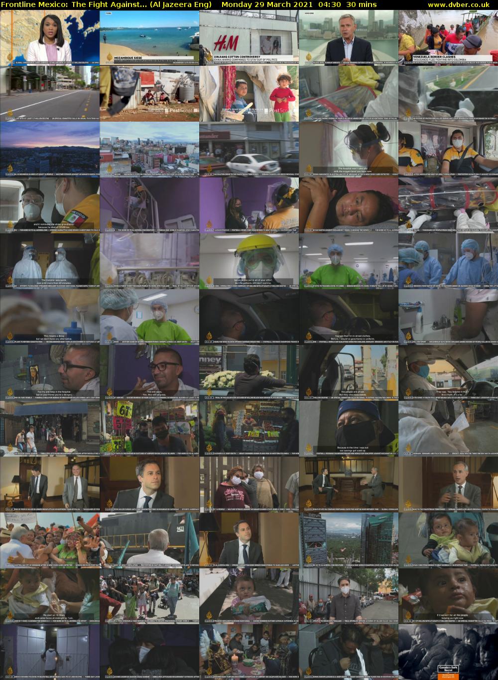 Frontline Mexico: The Fight Against... (Al Jazeera Eng) Monday 29 March 2021 04:30 - 05:00