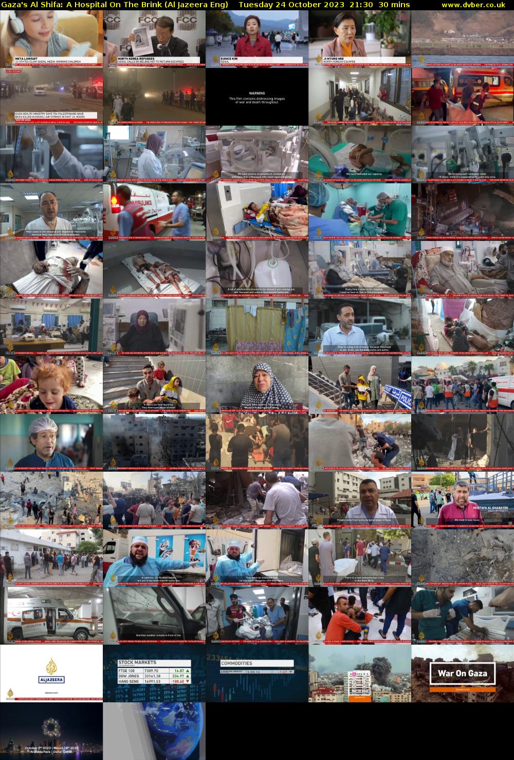 Gaza's Al Shifa: A Hospital On The Brink (Al Jazeera Eng) Tuesday 24 October 2023 21:30 - 22:00