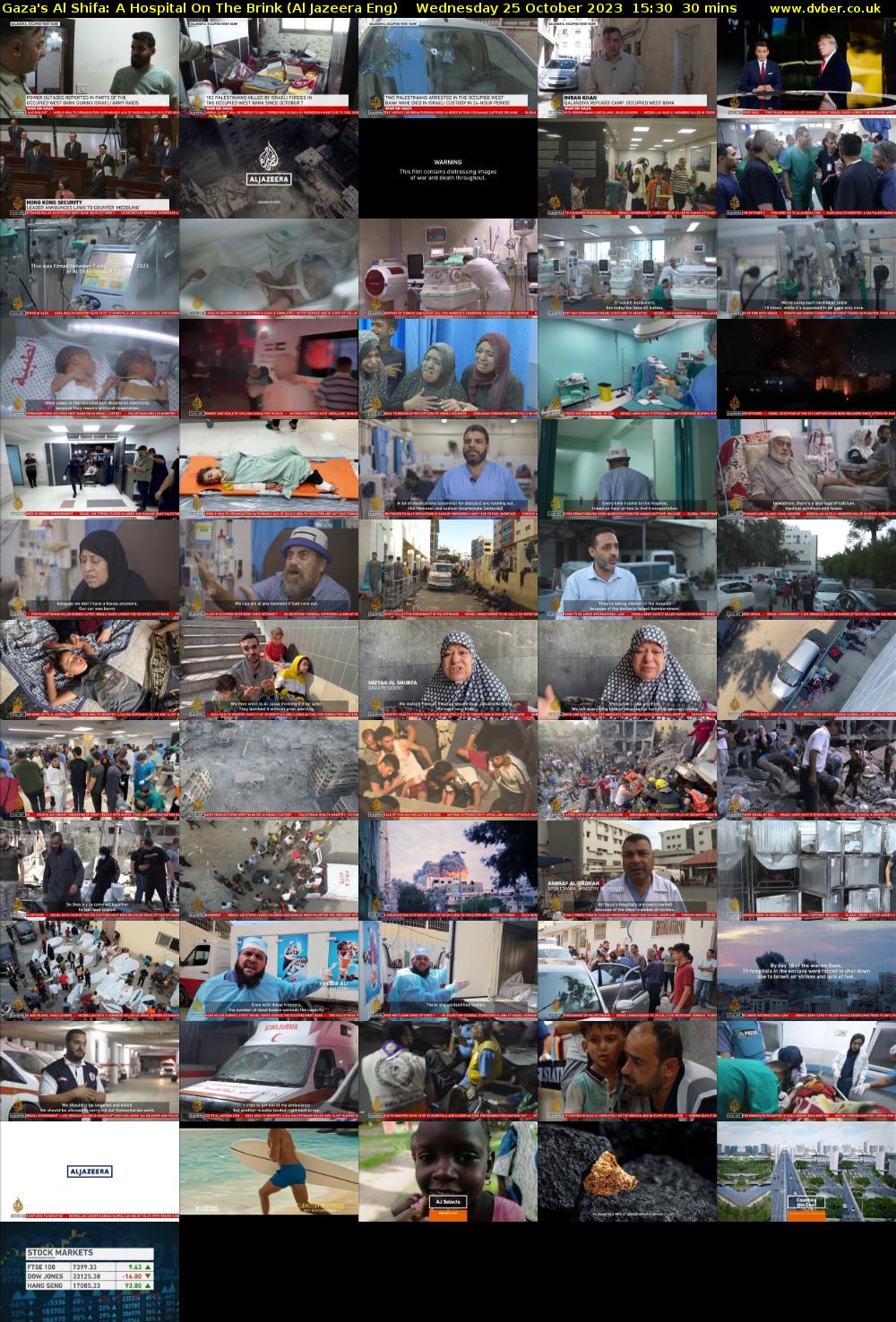 Gaza's Al Shifa: A Hospital On The Brink (Al Jazeera Eng) Wednesday 25 October 2023 15:30 - 16:00