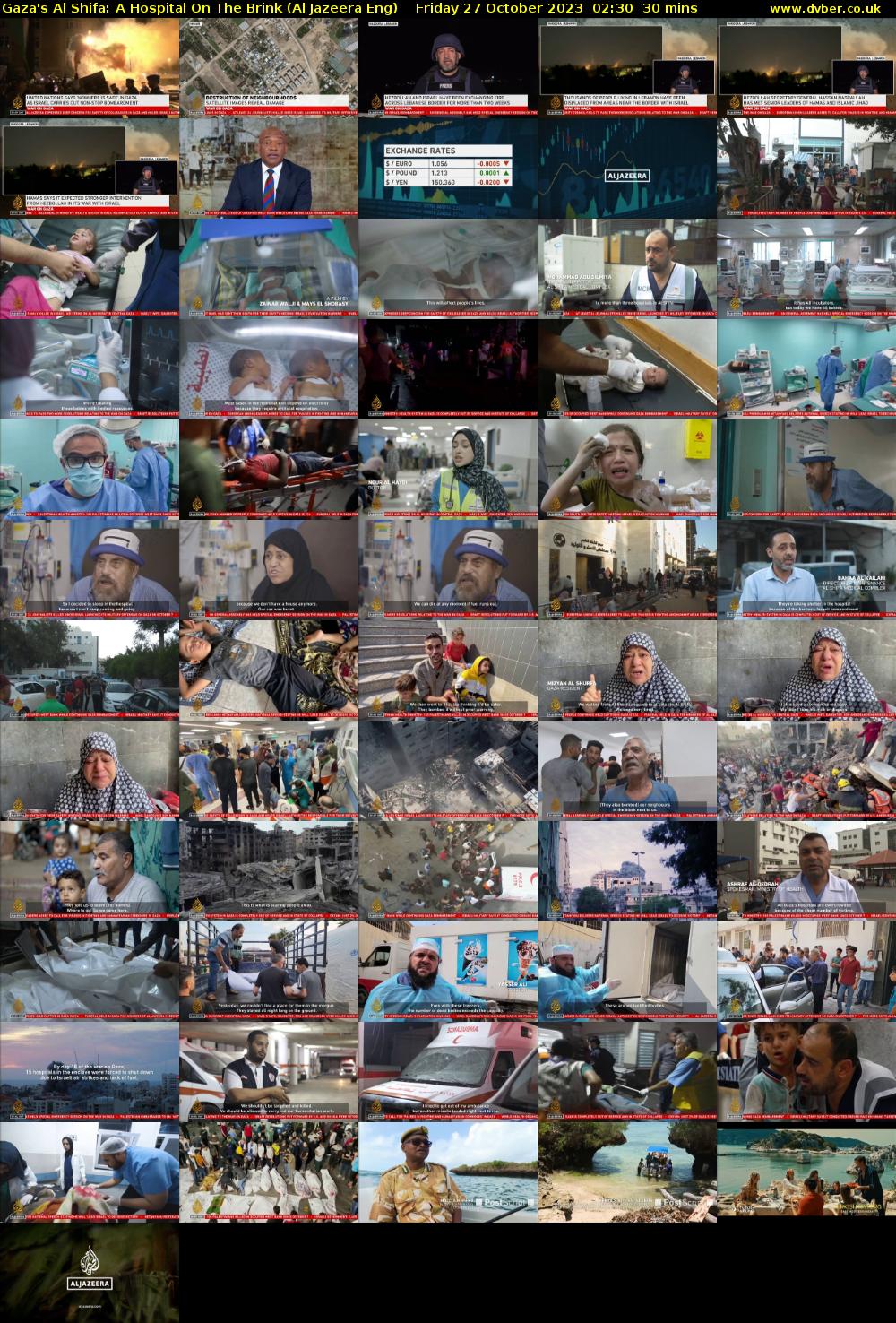 Gaza's Al Shifa: A Hospital On The Brink (Al Jazeera Eng) Friday 27 October 2023 02:30 - 03:00