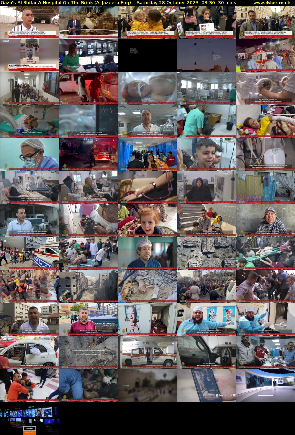 Gaza's Al Shifa: A Hospital On The Brink (Al Jazeera Eng) Saturday 28 October 2023 03:30 - 04:00