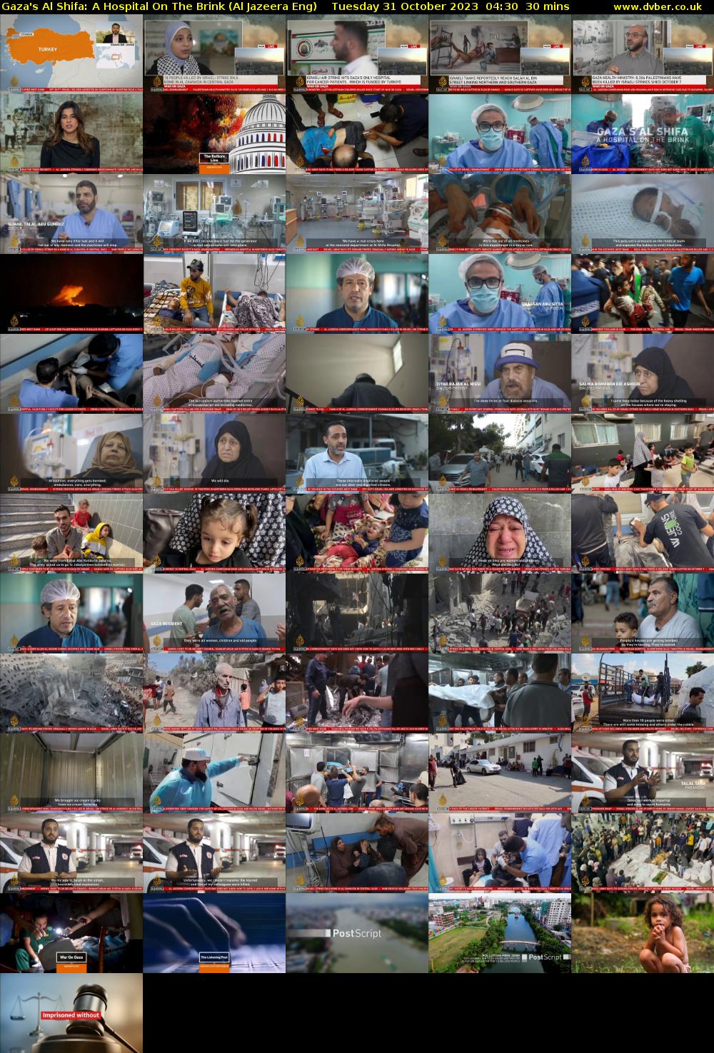 Gaza's Al Shifa: A Hospital On The Brink (Al Jazeera Eng) Tuesday 31 October 2023 04:30 - 05:00