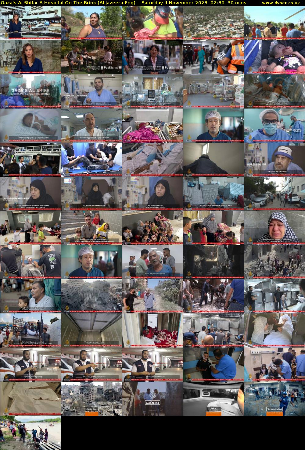 Gaza's Al Shifa: A Hospital On The Brink (Al Jazeera Eng) Saturday 4 November 2023 02:30 - 03:00