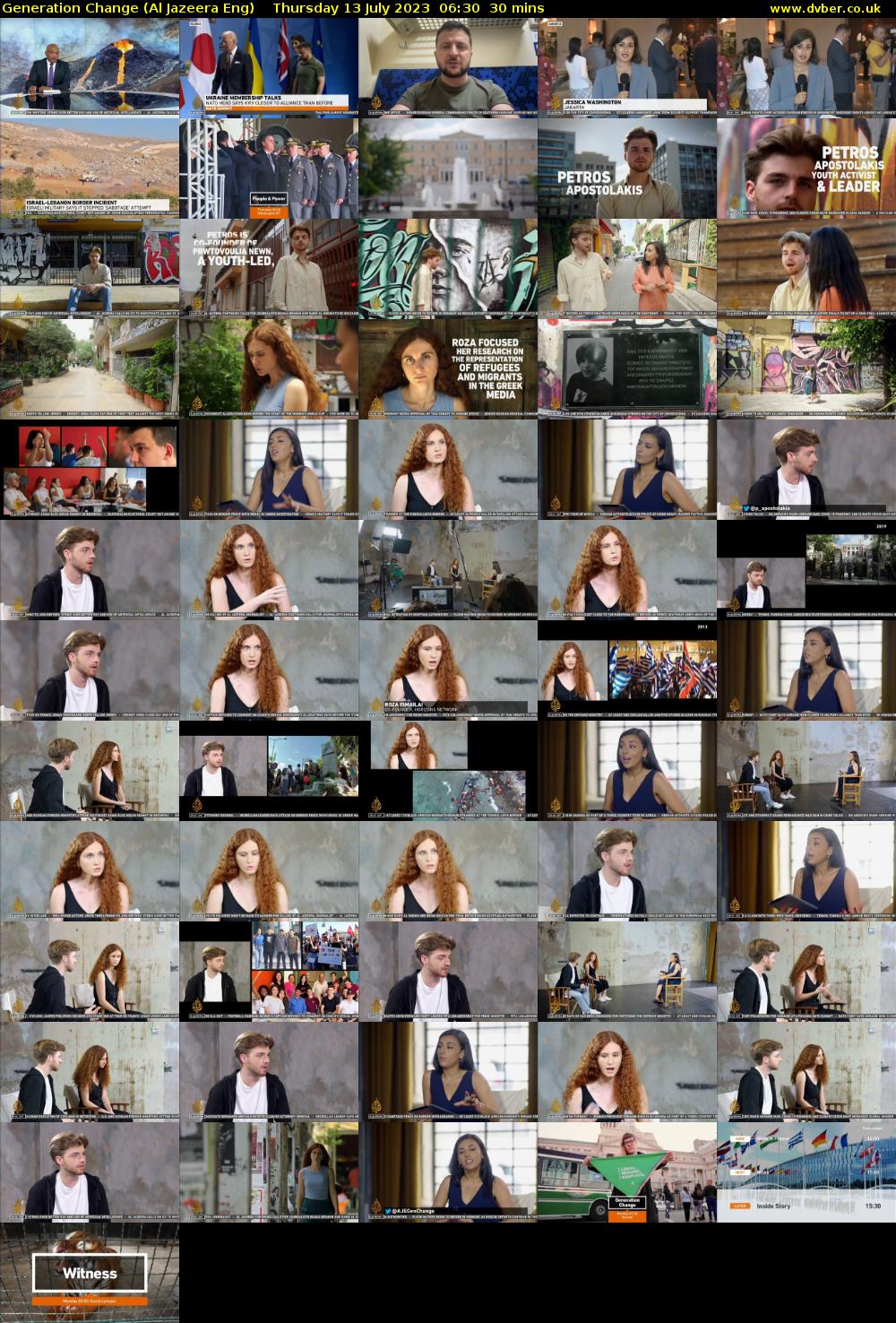 Generation Change (Al Jazeera Eng) Thursday 13 July 2023 06:30 - 07:00