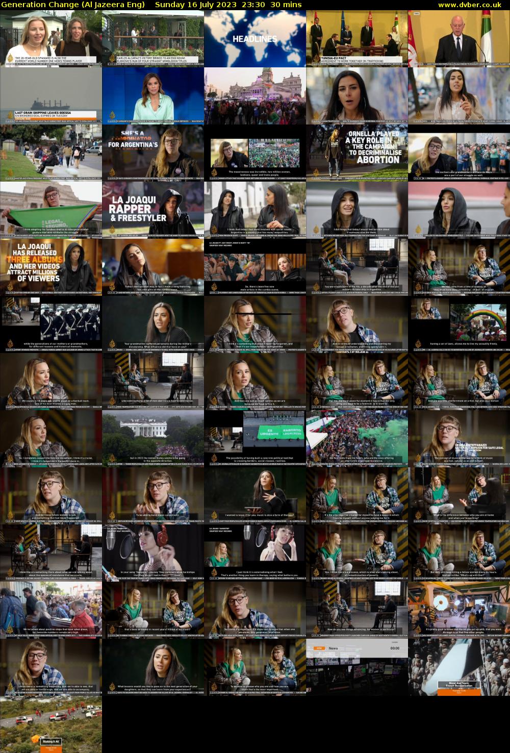 Generation Change (Al Jazeera Eng) Sunday 16 July 2023 23:30 - 00:00