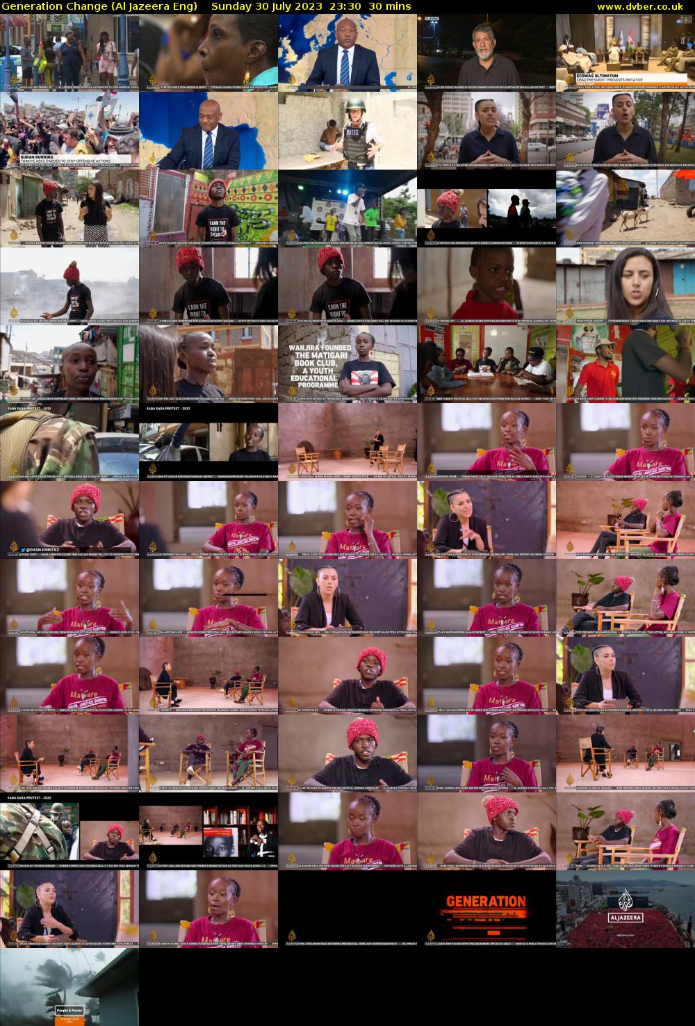 Generation Change (Al Jazeera Eng) Sunday 30 July 2023 23:30 - 00:00