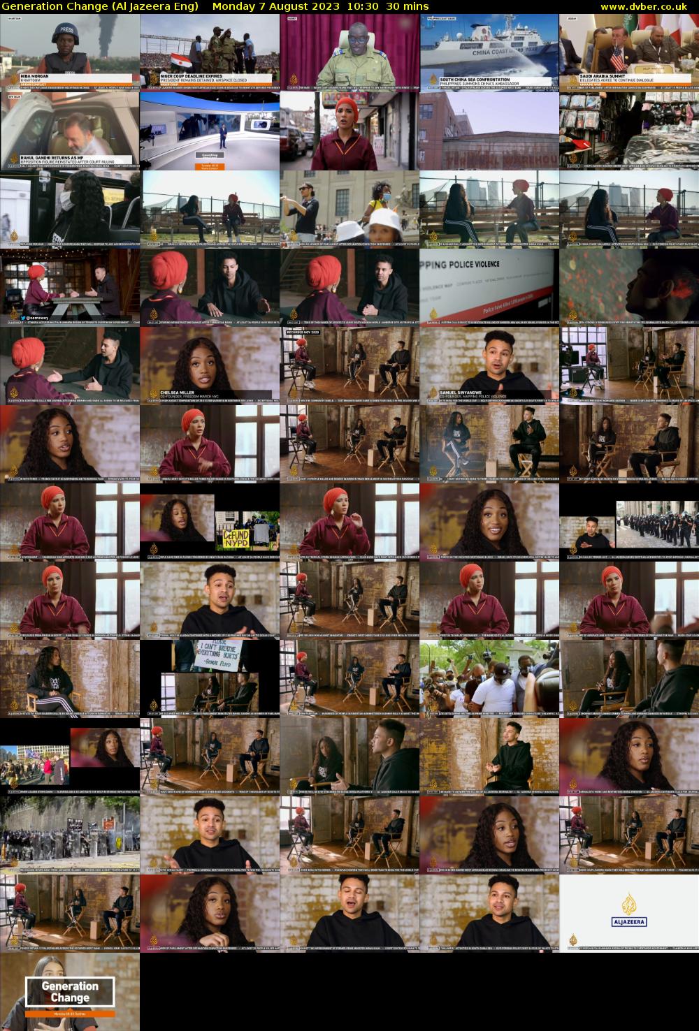 Generation Change (Al Jazeera Eng) Monday 7 August 2023 10:30 - 11:00