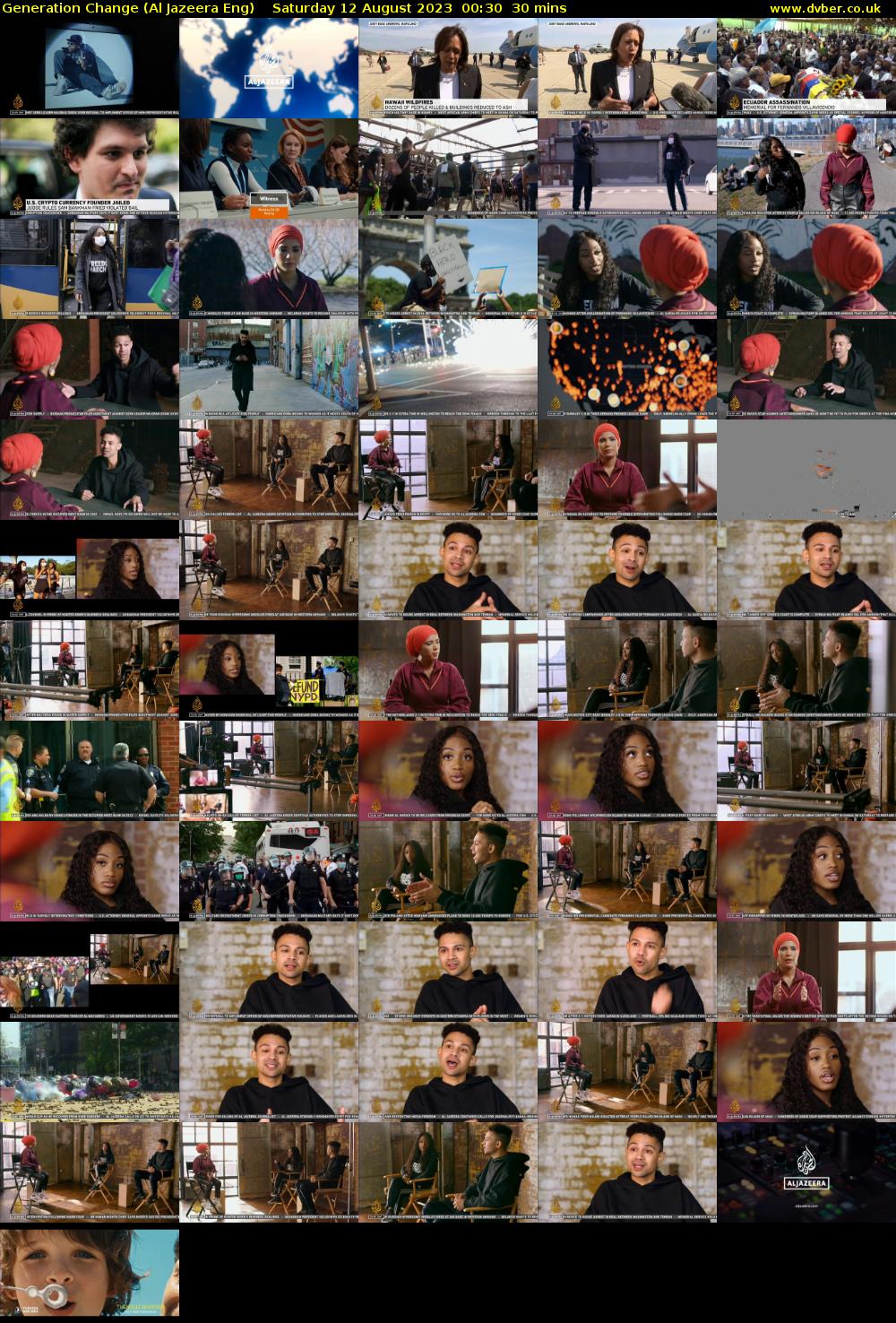 Generation Change (Al Jazeera Eng) Saturday 12 August 2023 00:30 - 01:00
