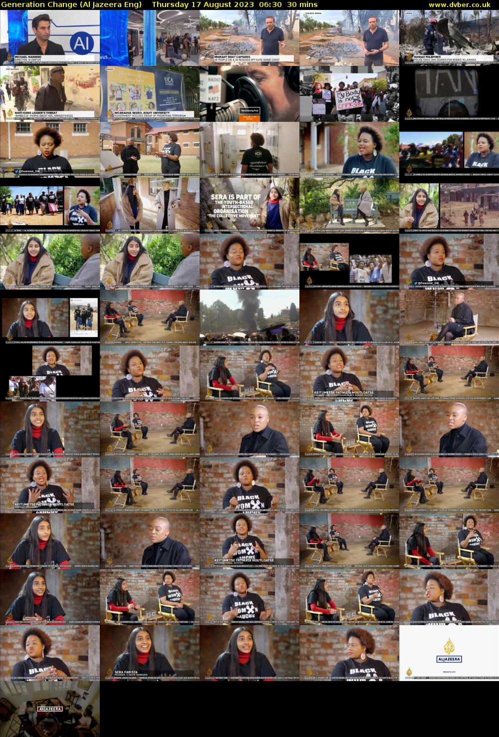Generation Change (Al Jazeera Eng) Thursday 17 August 2023 06:30 - 07:00