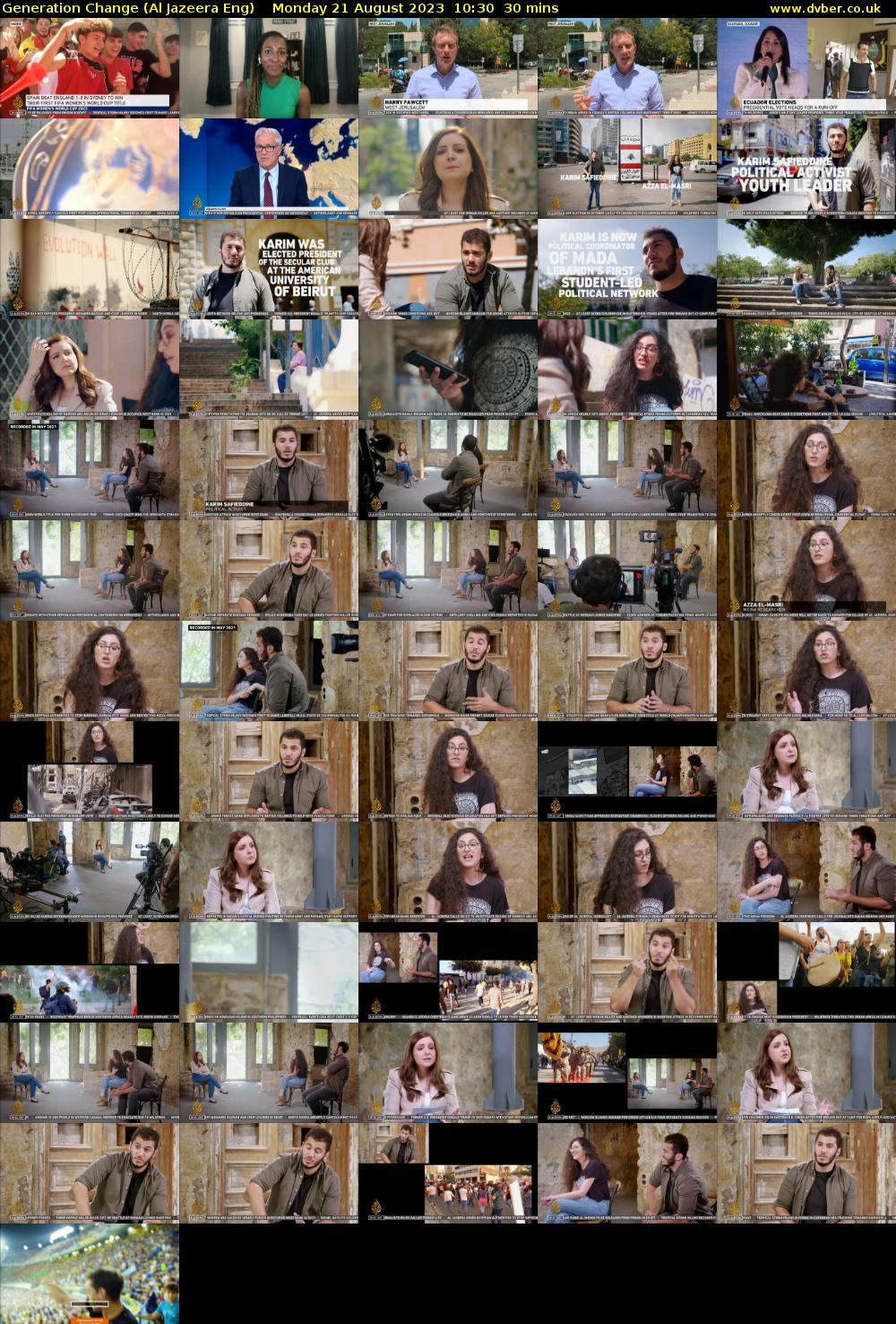 Generation Change (Al Jazeera Eng) Monday 21 August 2023 10:30 - 11:00