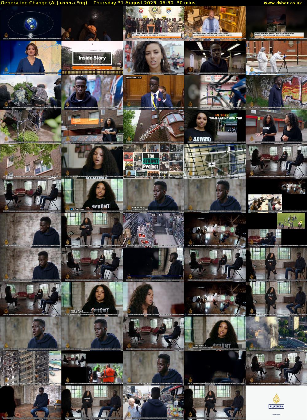 Generation Change (Al Jazeera Eng) Thursday 31 August 2023 06:30 - 07:00
