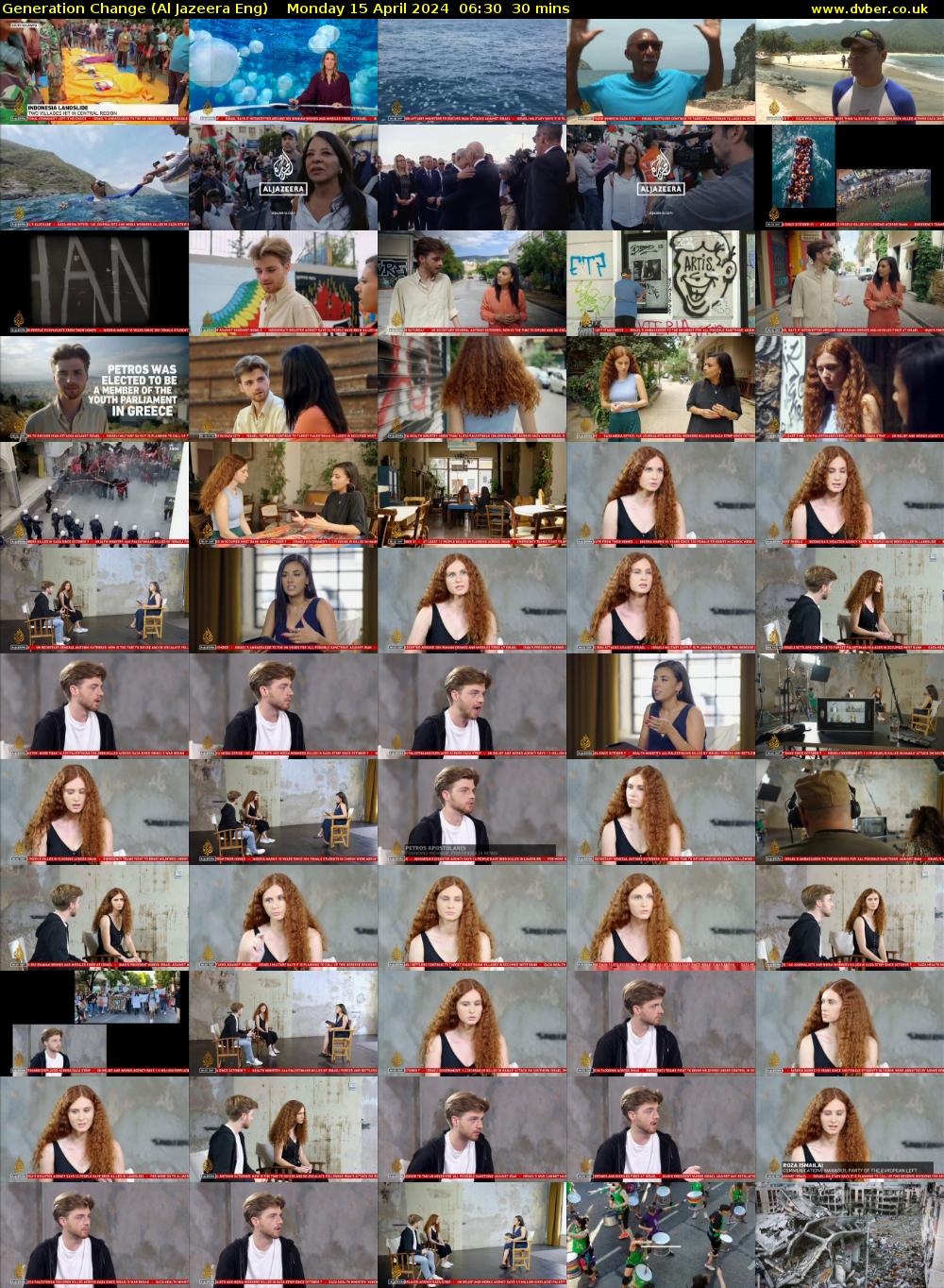 Generation Change (Al Jazeera Eng) Monday 15 April 2024 06:30 - 07:00