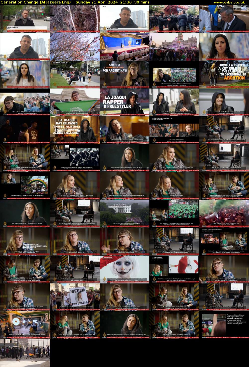 Generation Change (Al Jazeera Eng) Sunday 21 April 2024 21:30 - 22:00