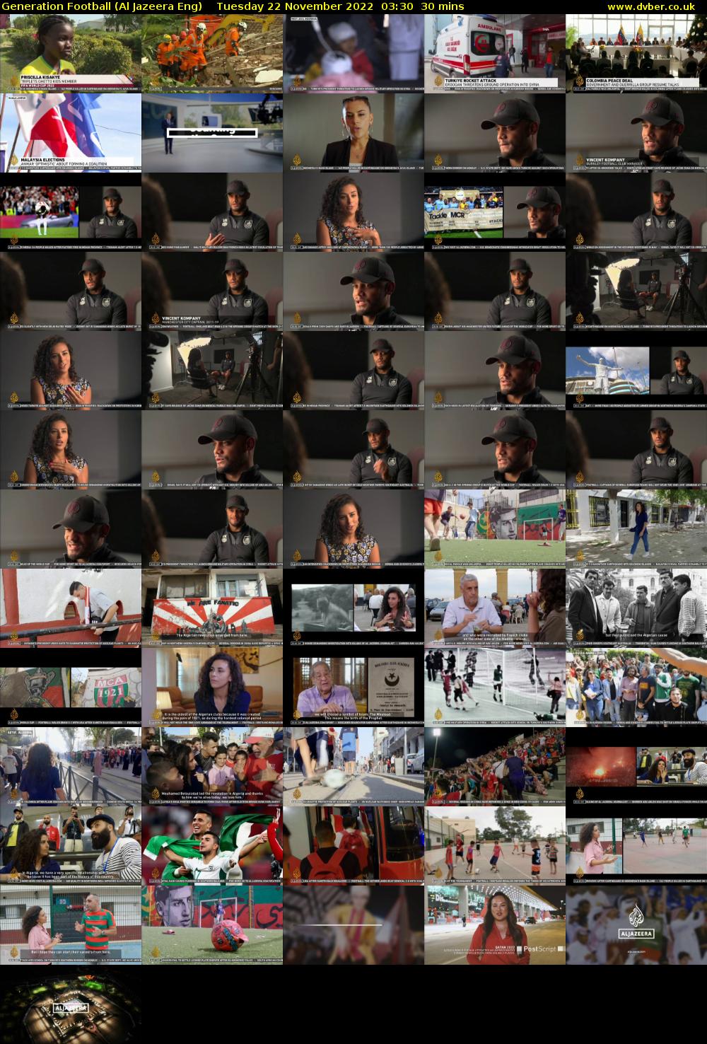 Generation Football (Al Jazeera Eng) Tuesday 22 November 2022 03:30 - 04:00